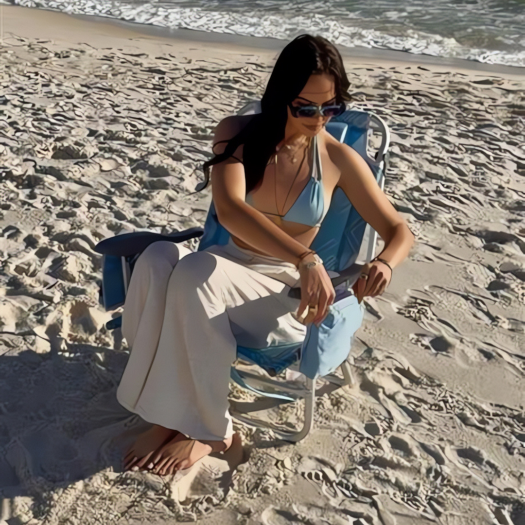 360° Sustainable Lay-Flat Backpack Beach Chair | Qwave Gear