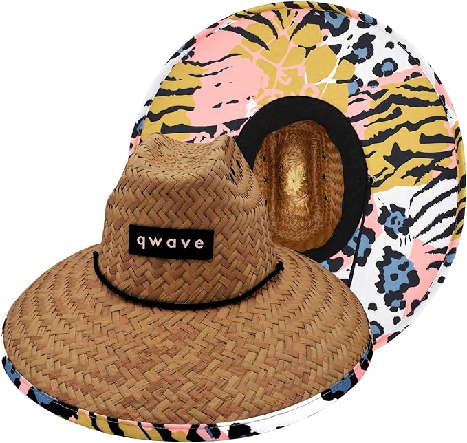 Qwave Straw Hats for Women - Tiger Queen