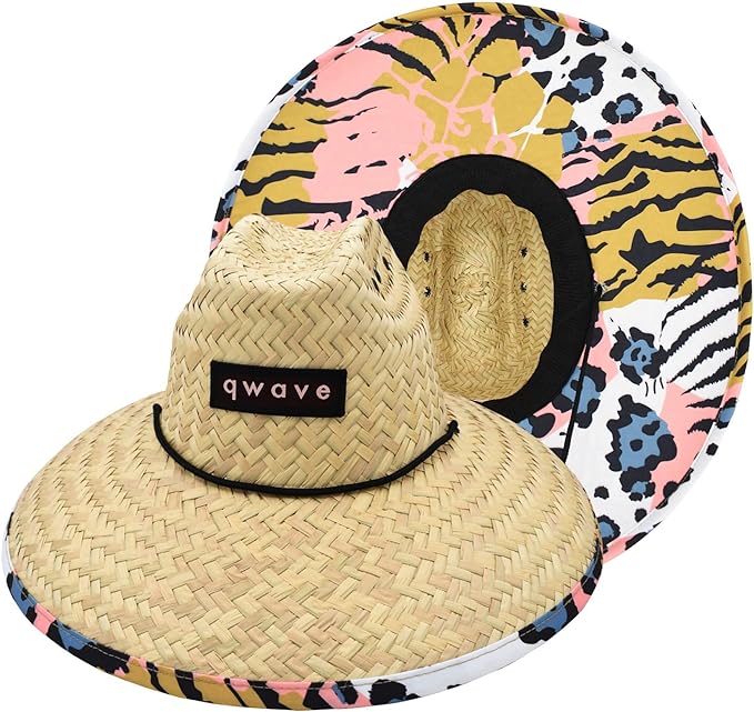 Qwave Straw Hats for Women - Tiger Queen