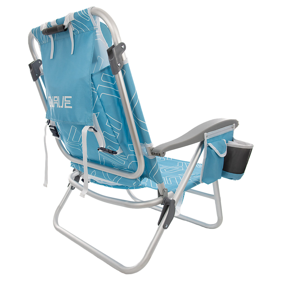 360° Sustainable Lay-Flat Backpack Beach Chair | Qwave Gear