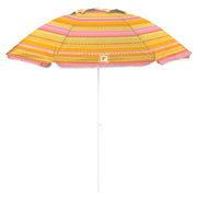 6.5 Foot Beach Umbrella UV 50+ Outdoor Portable Sunshade Umbrella with Sand Anchor