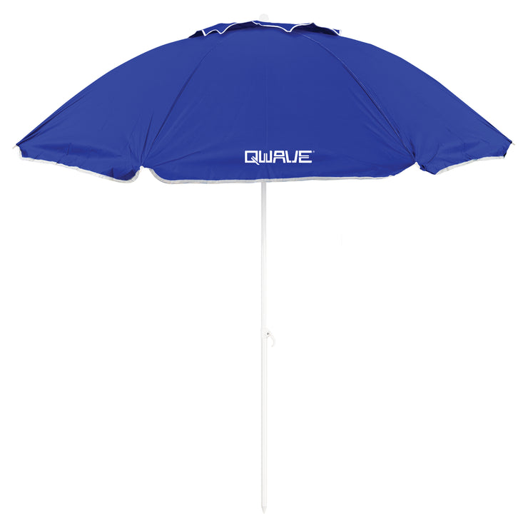 6.5 Foot Beach Umbrella UV 50+ Outdoor Portable Sunshade Umbrella with Sand Anchor