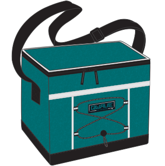Qwave Insulated 12 Can 2-Tone Cooler