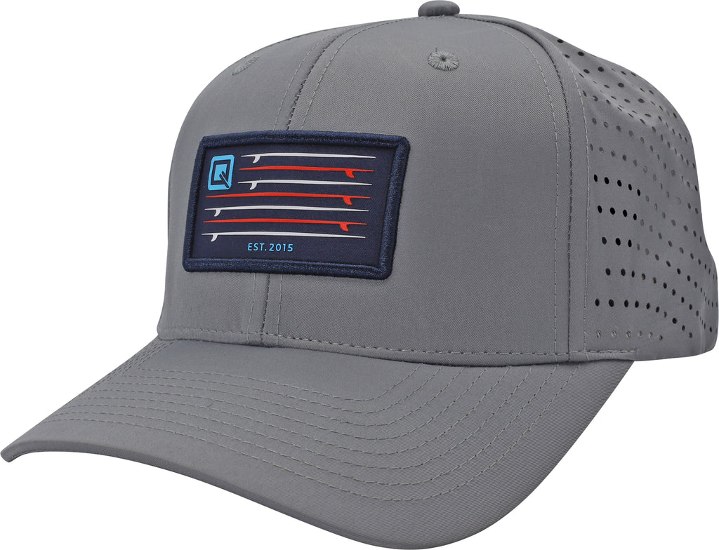 Qwave Fitted Cap - Grey | Qwave Gear