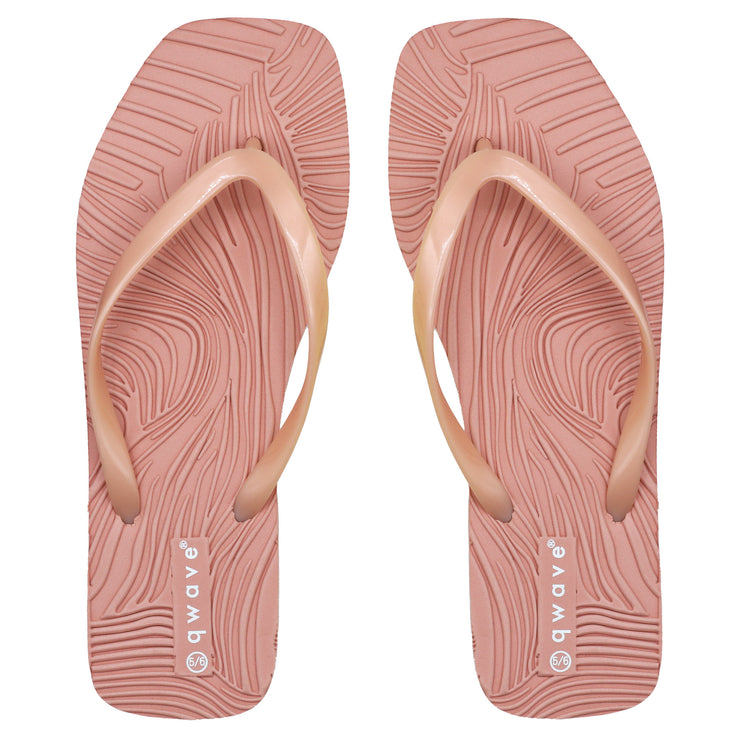 Qwave Slim Square Flip Flops