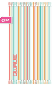 QWAVE Dobby Towel with Fringe