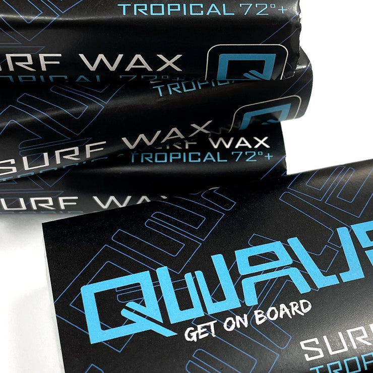 Qwave Surfboard, Skimboard and Paddle Board Wax (Pack of 3).