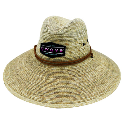 Unisex straw hat wide brim hat light straw Qwave performance beach gear