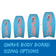 Qwave Hard Slick Bodyboard 33" - 45"
