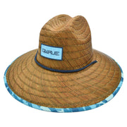 Unisex straw hat dark straw wide brim straw hat Qwave Gear performance beach gear
